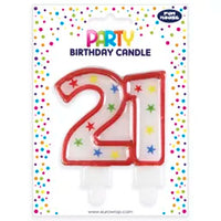 Eurowrap Party Candle Age 21