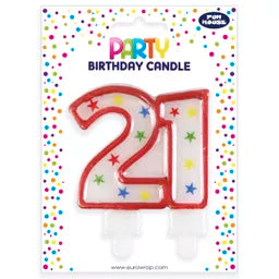 Eurowrap Party Candle Age 21