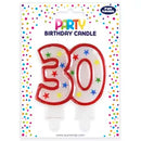 Eurowrap Party Candle Age 30