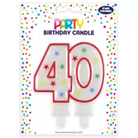 Eurowrap Party Candle Age 40