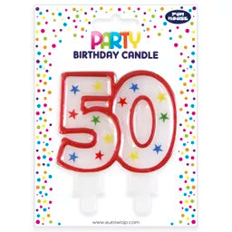 Eurowrap Party Candle Age 50