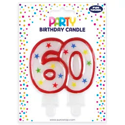 Eurowrap Party Candle Age 60