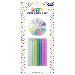 Eurowrap Party Candle Set Pastel