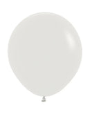 Sempertex Almond White 18" Latex Balloons 25pk