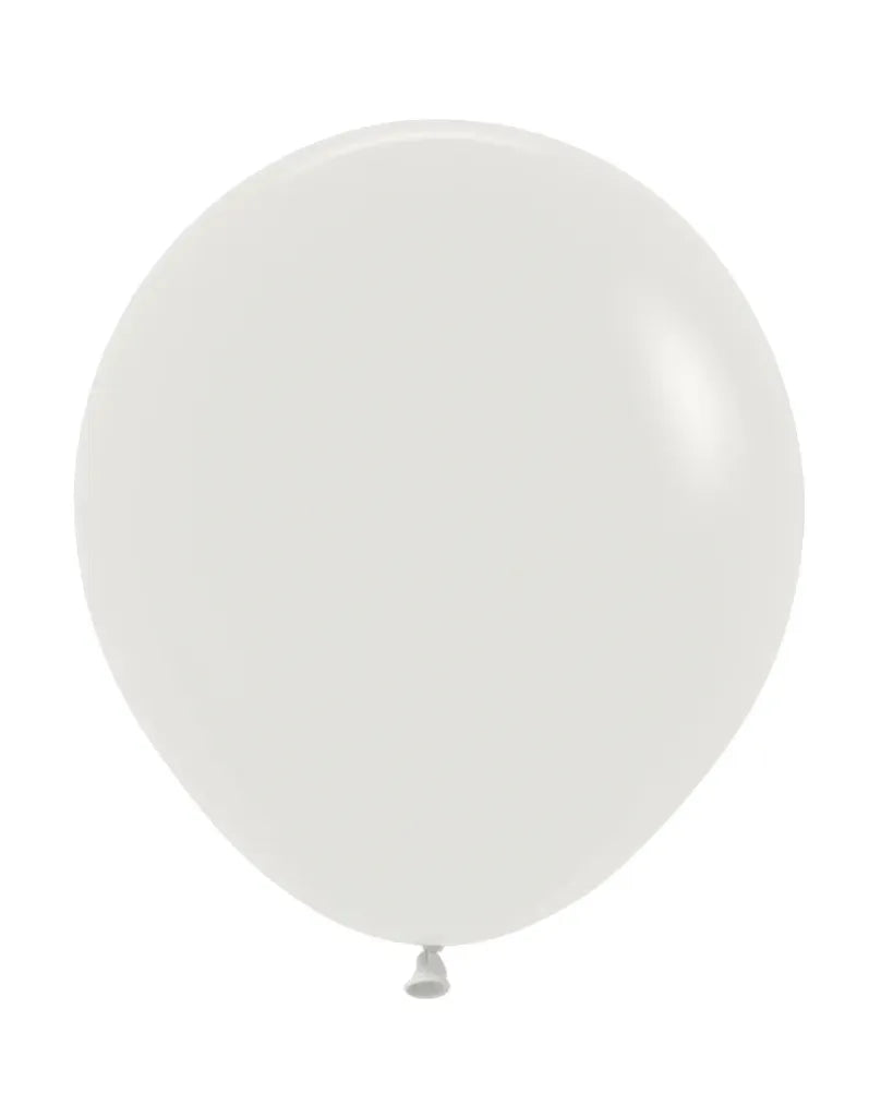 Sempertex Almond White 18" Latex Balloons 25pk