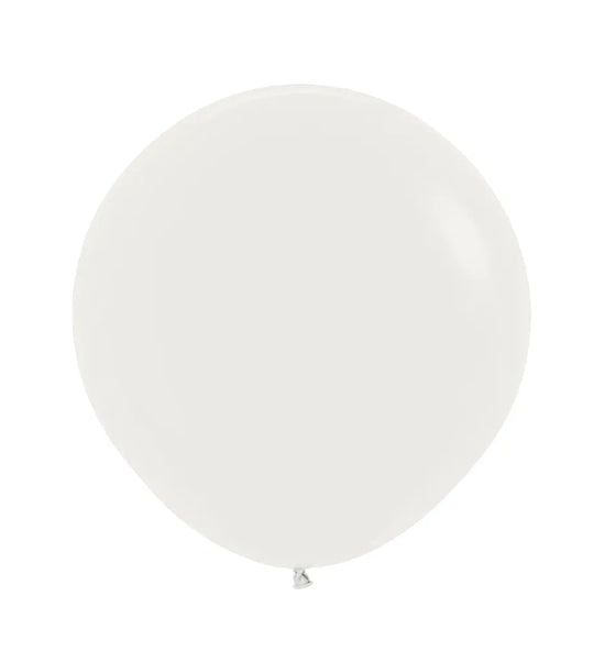 Sempertex Almond White 24" Latex Balloons 3pk