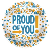 Anagram Proud Of You Floral 18" Foil Balloon