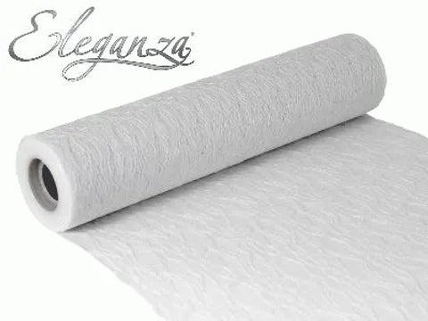 Eleganza Lace Netting White 12" x 10M