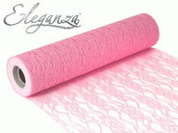 Eleganza Lace Netting Light Pink 12" x 10M