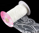 Eleganza Lace Pattern Ribbon Ivory 95mm x 5M
