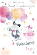 Kingfisher C75 Birthday Great-Granddaughter 6pk