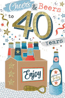 Kingfisher C75 Birthday Age 40 6pk