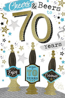 Kingfisher C75 Birthday Age 70 6pk
