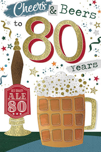 Kingfisher C75 Birthday Age 80 6pk