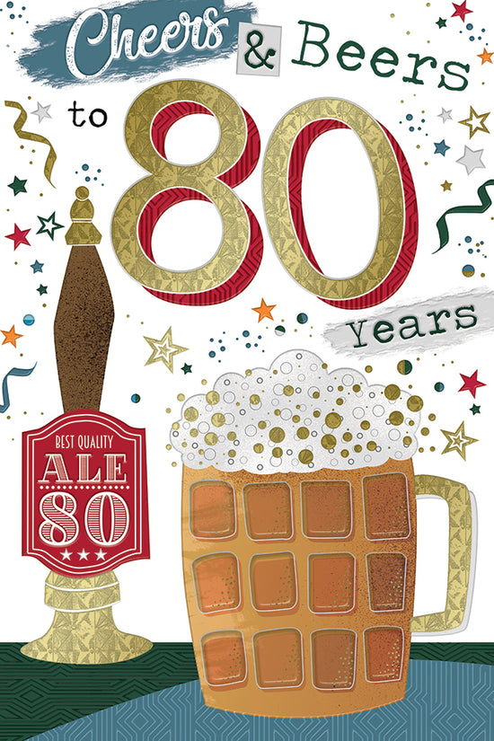 Kingfisher C75 Birthday Age 80 6pk