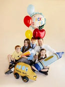 PartyDeco Scalloped Back To School 21" Foil