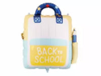 PartyDeco Back To School Backpack 32" Foil Balloon