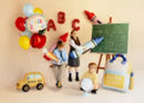 PartyDeco Back To School Backpack 32" Foil Balloon
