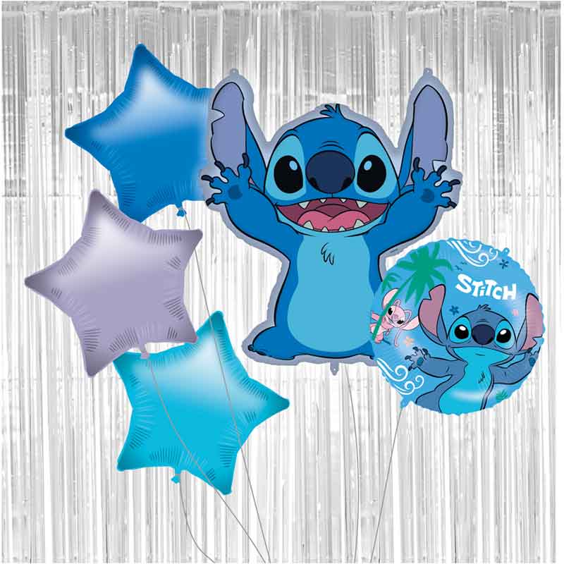 Procos Stitch Foil Balloon Bouquet 5pc