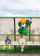 PartyDeco Birthday Green Football 18" Foil Balloon