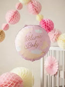 PartyDeco Welcome Baby Pink Moon 18" Foil Balloon