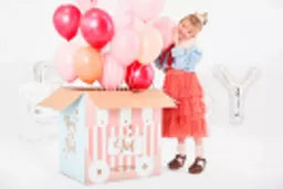 PartyDeco Balloon Box Boy Or Girl 60x40x60cm
