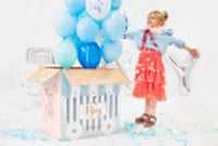 PartyDeco Balloon Box Boy Or Girl 60x40x60cm