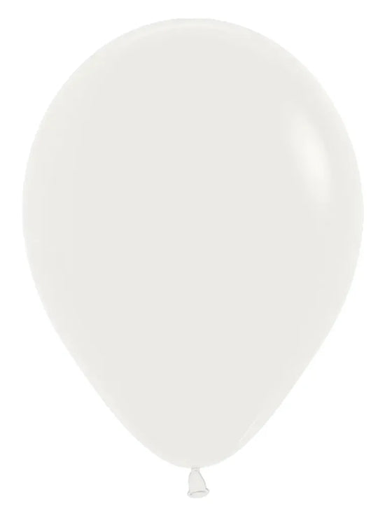 Sempertex Almond White 12" Latex Balloons 12pk