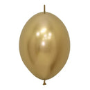 Sempertex Reflex Gold 6" Link-O-Loon 50pk