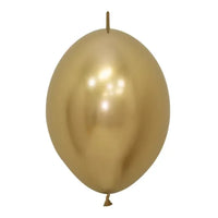 Sempertex Reflex Gold 6" Link-O-Loon 50pk