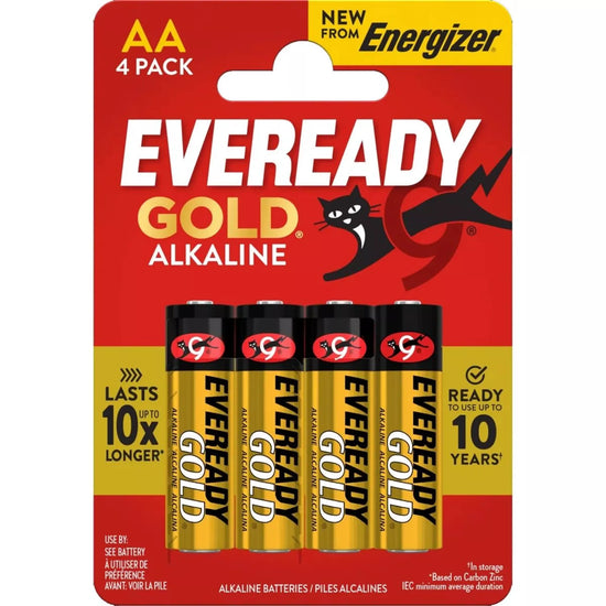 Eveready Batteries Gold AA 4pk