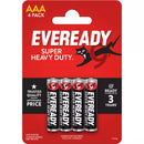Eveready Batteries Super Heavy AAA 4pk