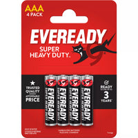 Eveready Batteries Super Heavy AAA 4pk