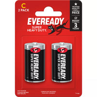 Eveready Batteries Super Heavy C 2pk
