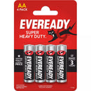 Eveready Batteries Super Heavy AA 4pk