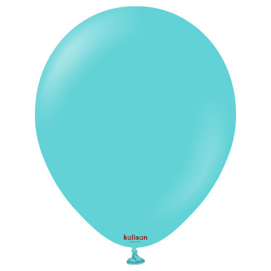 Kalisan Fashion Aqua 18" Latex Balloons 25pk