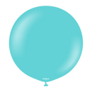 Kalisan Fashion Aqua 24" Latex Balloons 2pk