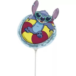 Folat Stitch Summer 9" Foil Balloon