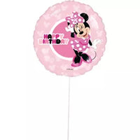 Folat Minnie Mouse Round 9" Foil Balloon