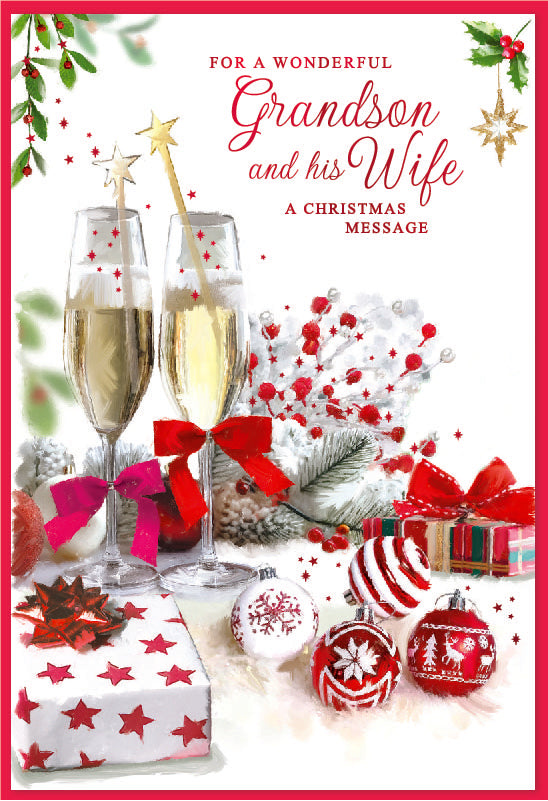 Simon Elvin C50 Christmas Grandson & Wife