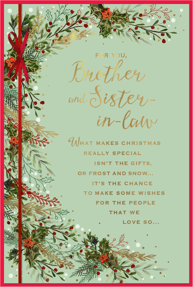Simon Elvin C75 Christmas Brother & Sister-In-Law
