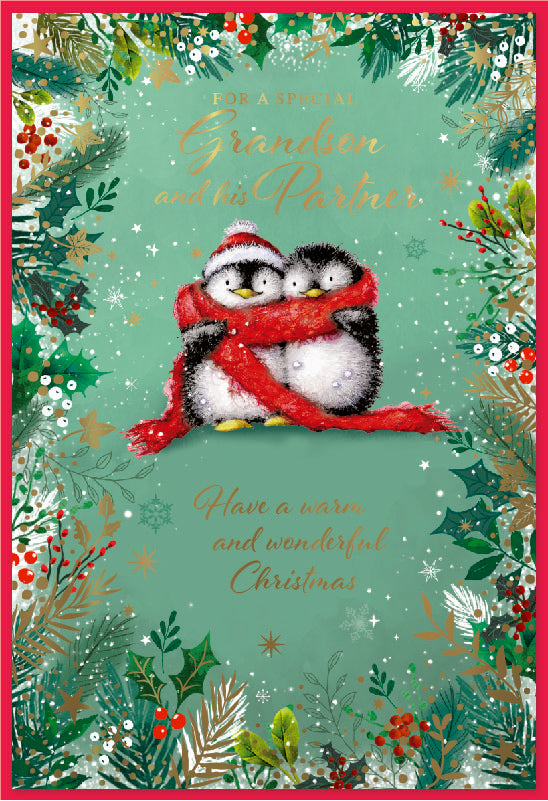 Simon Elvin C50 Christmas Grandson & Partner
