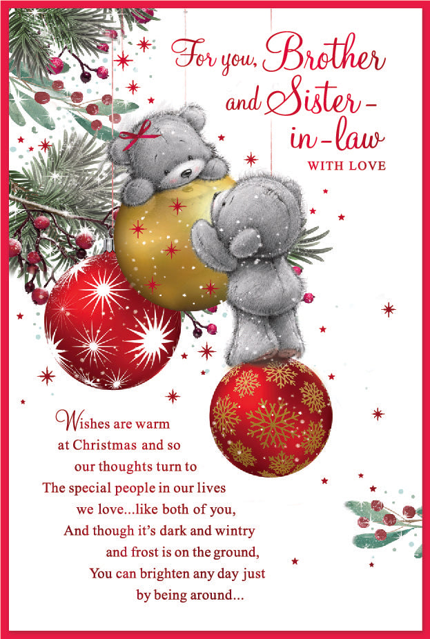 Simon Elvin C75 Christmas Brother & Sister-In-Law