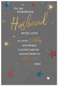 Special Days C75 Birthday Husband 6pk