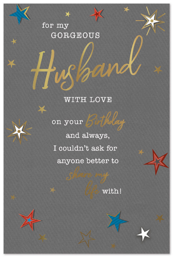 Special Days C75 Birthday Husband 6pk