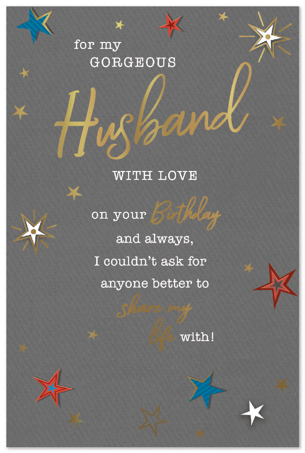 Special Days C75 Birthday Husband 6pk
