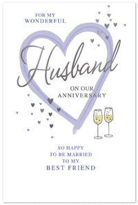Special Days C75 Anniversary Husband 6pk