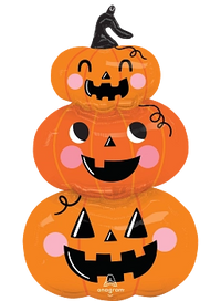 Anagram Stack O Lanterns 34" Foil Balloon