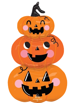 Anagram Stack O Lanterns 34" Foil Balloon
