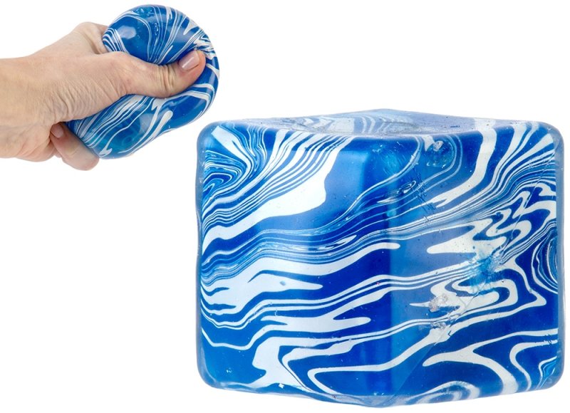 Marble Cube Squishy 5cm (Asst Colours) 12pk